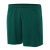A4 Drop Ship Youth Seven Inch Inseam Power Mesh Practice Short, Large, Forest Green view 1