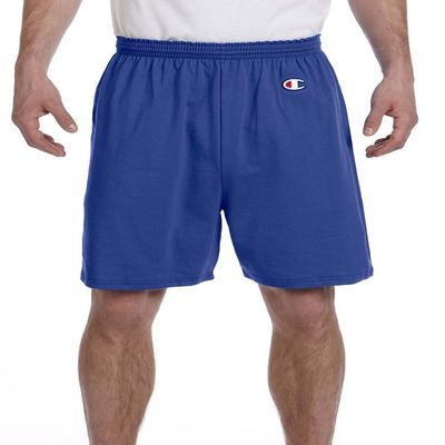 Champion 6 Oz. Cotton Gym Short, 2XL, Royal Blue