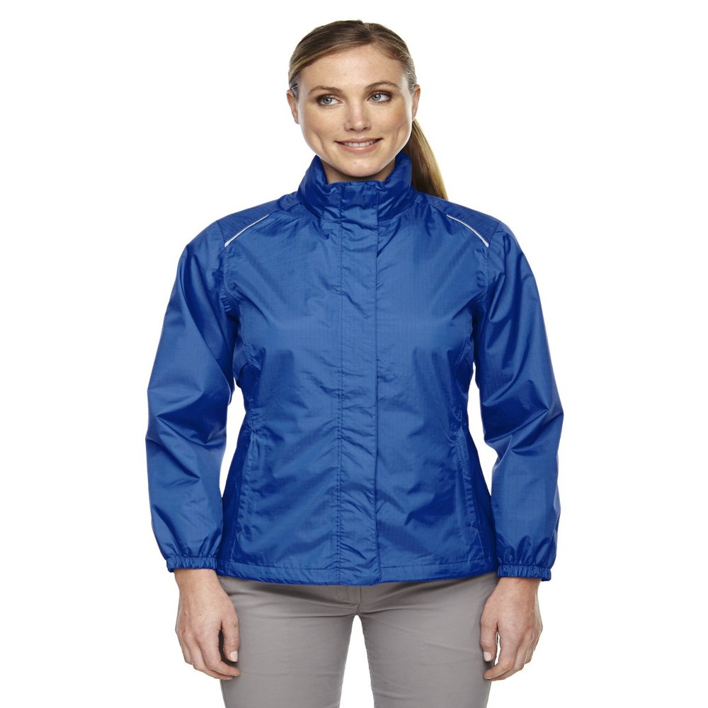 Ash City Core 365 Ladies Climate Variegated Ripstop Jacket, Medium, True Royal 438