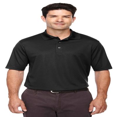 Core 365 Men's Tall Origin Performance Piqu Polo, 4XT, Black 703