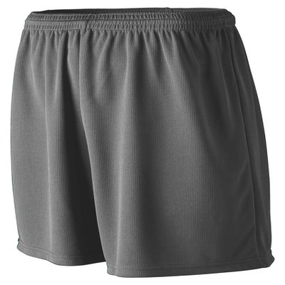 Augusta Sportswear Youth Wicking Mesh Athletic Short, Large, Black