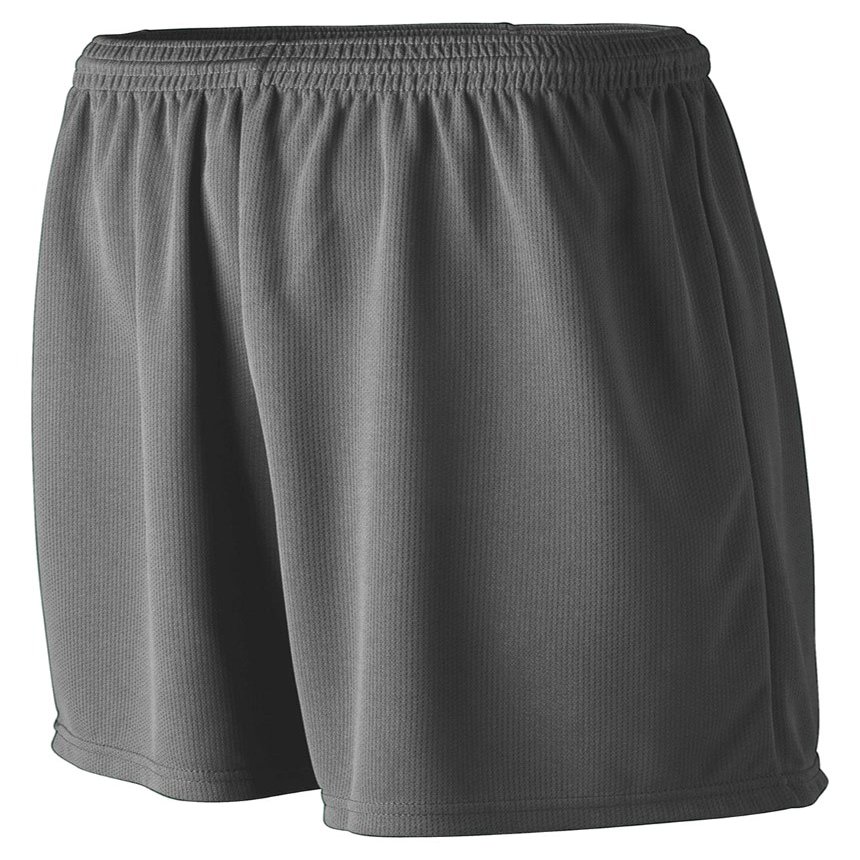 Augusta Sportswear Youth Wicking Mesh Athletic Short, Large, Black