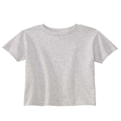 Rabbit Skins Toddler's 5.5 oz. Jersey Short-Sleeve T-Shirt, 3T, ASH