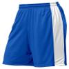 A4 Drop Ship Womens Eight Inch Inseam Reversible Short, Large, Royal/White view 1