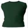 A4 Drop Ship Adult Compression Muscle Tee, 2XL, Forest Green view 1