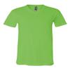 Bella + Canvas Unisex Jersey Short-Sleeve V-Neck T-Shirt, XS, NEON GREEN view 1