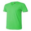 Bella + Canvas Unisex Jersey Short-Sleeve V-Neck T-Shirt, XS, NEON GREEN view 3