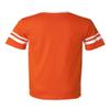 Augusta Sportswear Sleeve Stripe Jersey, Medium, Orange/White view 4