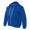Anvil Full Zip Hooded Fleece (71600) Royal Blue, 2XL view 3