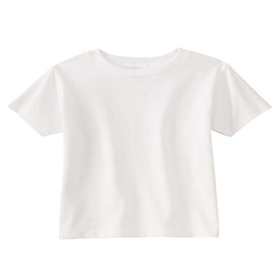 RABBIT SKINS 5.5 oz. Jersey Short-Sleeve T-Shirt (RS3301) White, 7