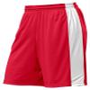 A4 Drop Ship Womens Eight Inch Inseam Reversible Short, Medium, Scarlet/White view 1