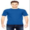 Bayside 6.1 oz. Basic T-Shirt, Small, Royal view 1