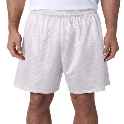 A4 Seven Inch Inseam Mesh Short, 2XL, White