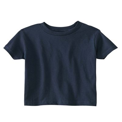 RABBIT SKINS 5.5 oz. Jersey Short-Sleeve T-Shirt (RS3301) Navy, 5-6