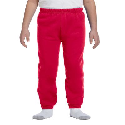 Jerzees Youth 8 oz, 50/50 NuBlend Sweatpants, Small, True RED