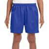 A4 Youth Six Inch Inseam Mesh Short, Large, Royal view 1
