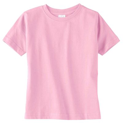 RABBIT SKINS 4.5 oz. Fine Jersey T-Shirt (3321) Pink, 4T