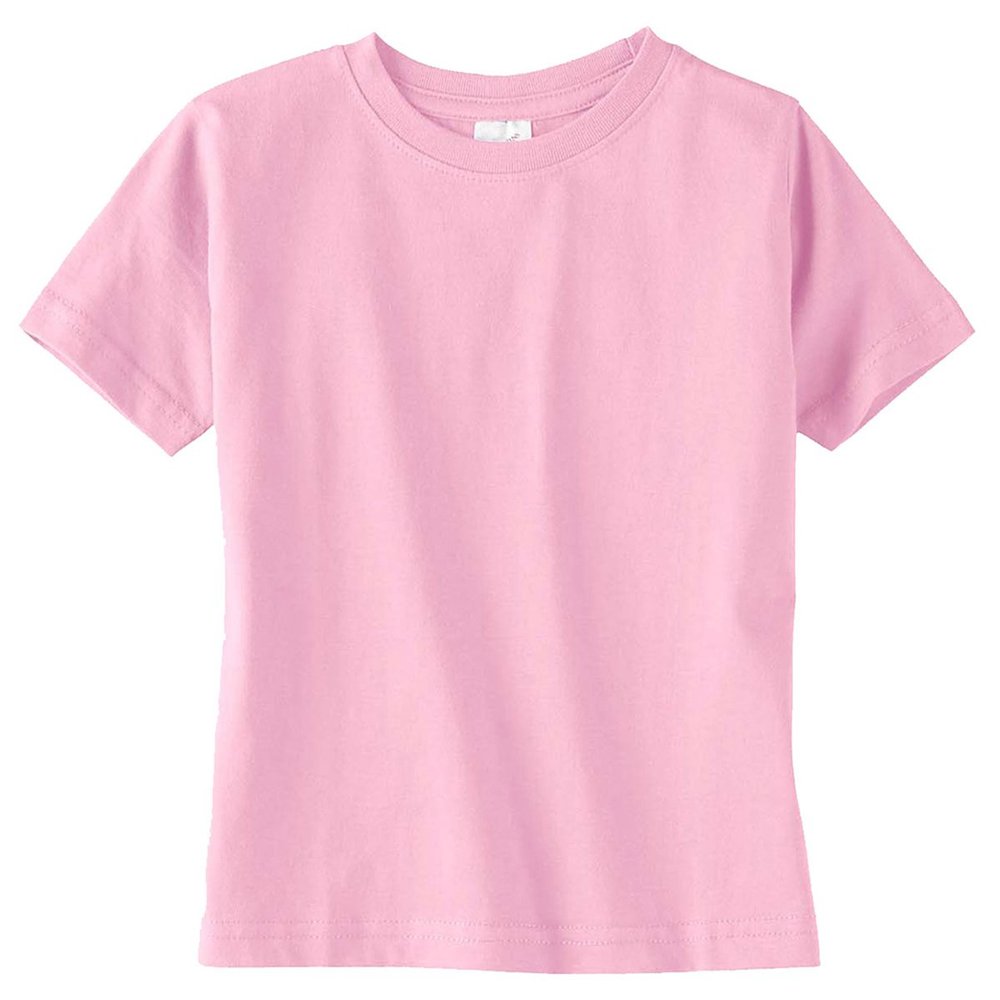 RABBIT SKINS 4.5 oz. Fine Jersey T-Shirt (3321) Pink, 4T