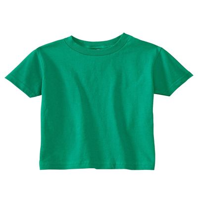 RABBIT SKINS 5.5 oz. Jersey Short-Sleeve T-Shirt (RS3301) Kelly Green, 3T