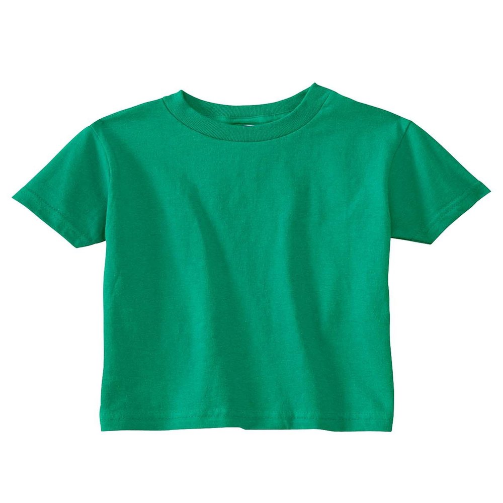 RABBIT SKINS 5.5 oz. Jersey Short-Sleeve T-Shirt (RS3301) Kelly Green, 3T