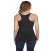 Bella + Canvas Ladies Triblend Racerback Tank, XL, CHAR-BLACK TRIB view 2