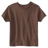 Rabbit Skins Toddler's 5.5 Oz. Jersey Short-Sleeve T-Shirt, 4T, Brown view 1