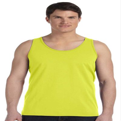 Bella Canvas Unisex Jersey Tank, XL, Neon Yellow