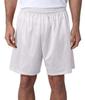 A4 Seven Inch Inseam Mesh Short, 4XL, White view 1