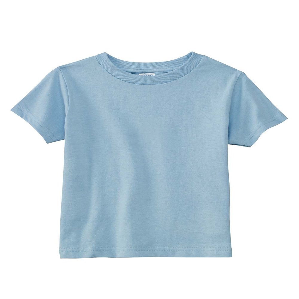RABBIT SKINS 5.5 oz. Jersey Short-Sleeve T-Shirt (RS3301) Light Blue, 7