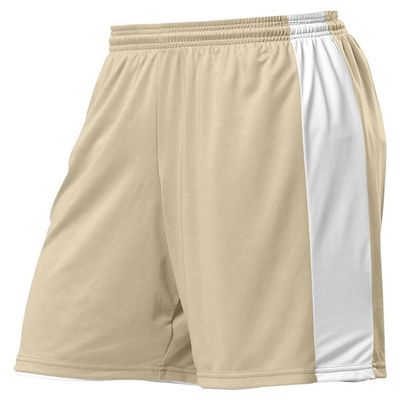 A4 Drop Ship Womens Eight Inch Inseam Reversible Short, 2XL, Vegas Gold/White