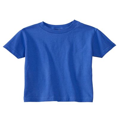 RABBIT SKINS 5.5 oz. Jersey Short-Sleeve T-Shirt (RS3301) Royal Blue, 5-6