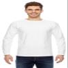 Bayside Apparel 6.1 oz. Long-Sleeve Basic T-Shirt (BA6100) White, S view 1