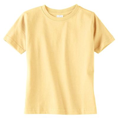 Rabbit Skins Toddler's 4.5 oz. Fine Jersey T-Shirt, 2T, BUTTER