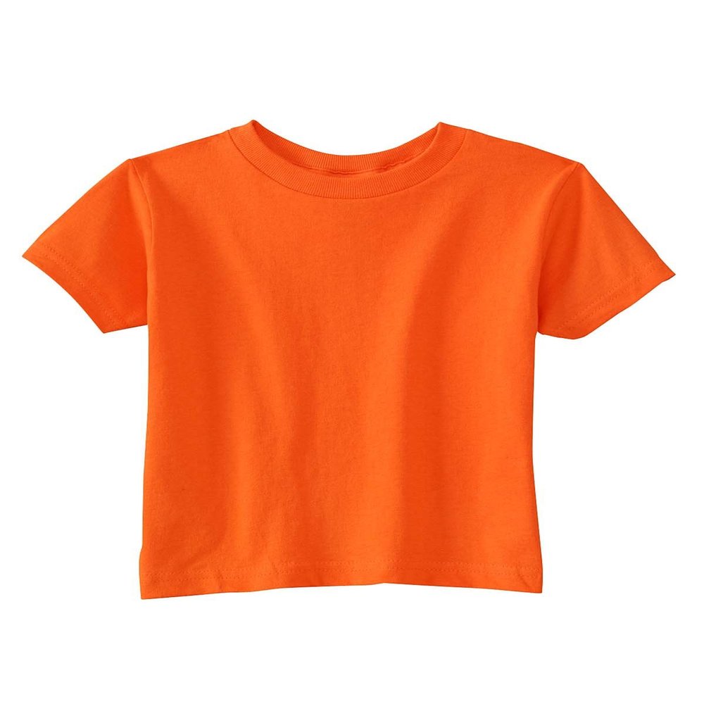 RABBIT SKINS 5.5 oz. Jersey Short-Sleeve T-Shirt (RS3301) Orange, 3T