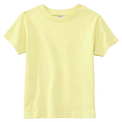 Rabbit Skins Toddler's 5.5 Oz. Jersey Short-Sleeve T-Shirt, 4T, Banana