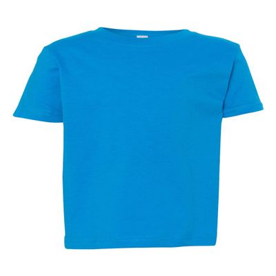 Rabbit Skins Toddler's 4.5 Oz. Fine Jersey T-Shirt, 4T, Cobalt