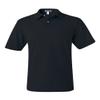 Jerzees 5.6 oz, 50/50 Jersey Pocket Polo with SpotShield, 2XL, Black view 1