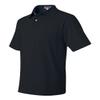 Jerzees 5.6 oz, 50/50 Jersey Pocket Polo with SpotShield, 2XL, Black view 3