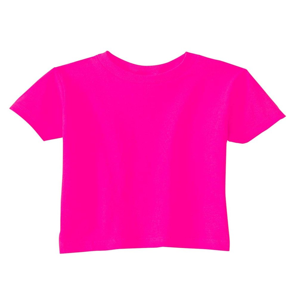RABBIT SKINS 5.5 oz. Jersey Short-Sleeve T-Shirt (RS3301) Hot Pink, 7