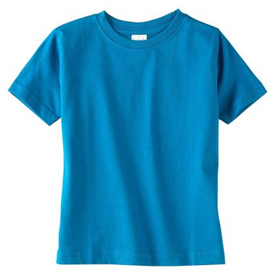 RABBIT SKINS Toddler's 4.5 oz. Fine Jersey T-Shirt, 5/6, Cobalt