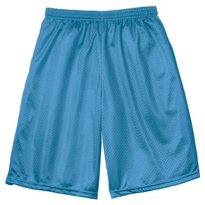 A4 Nine Inch Inseam Mesh Short, Medium, Light Blue
