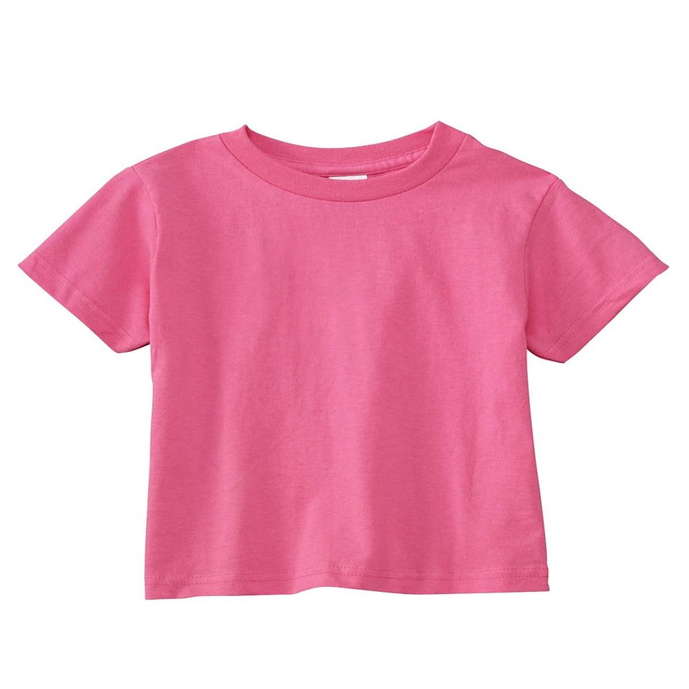 RABBIT SKINS 5.5 oz. Jersey Short-Sleeve T-Shirt (RS3301) Raspberry, 7