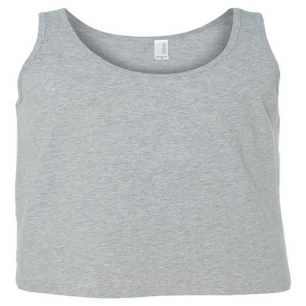 Bella Canvas Unisex Jersey Tank, XS, Grey Triblend