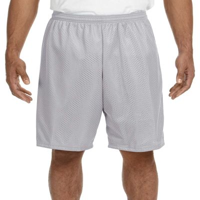 A4 Nine Inch Inseam Mesh Short, XL, Silver