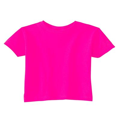 RABBIT SKINS 5.5 oz. Jersey Short-Sleeve T-Shirt (RS3301) Hot Pink, 5-6