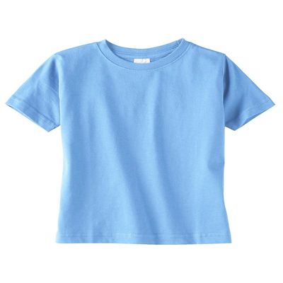 RABBIT SKINS 4.5 oz. Fine Jersey T-Shirt (3321) Light Blue, 2T