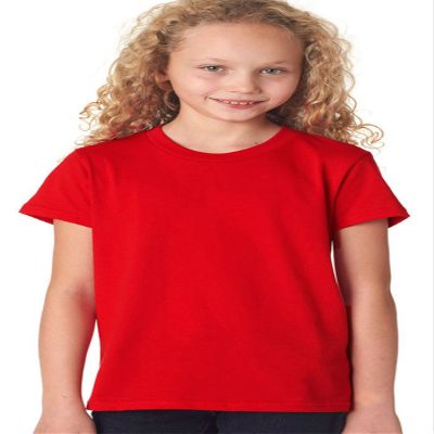 BELLA+CANVAS Youth Jersey Short-Sleeve T-Shirt, Small, RED
