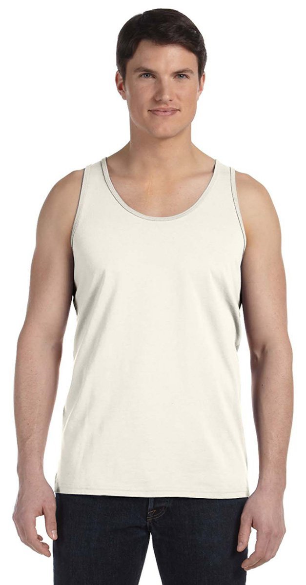 Bella Canvas Unisex Jersey Tank, XL, Oatmeal Triblend