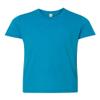 Bella + Canvas Youth Jersey Short-Sleeve T-Shirt, Large, NEON BLUE view 1