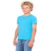 Bella + Canvas Youth Jersey Short-Sleeve T-Shirt, Large, NEON BLUE view 2
